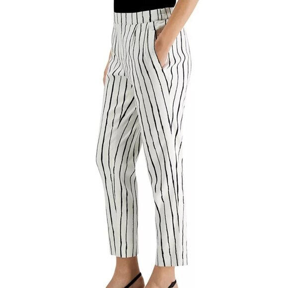 Alfani Striped Pull-On Pants - Picture 2 of 5